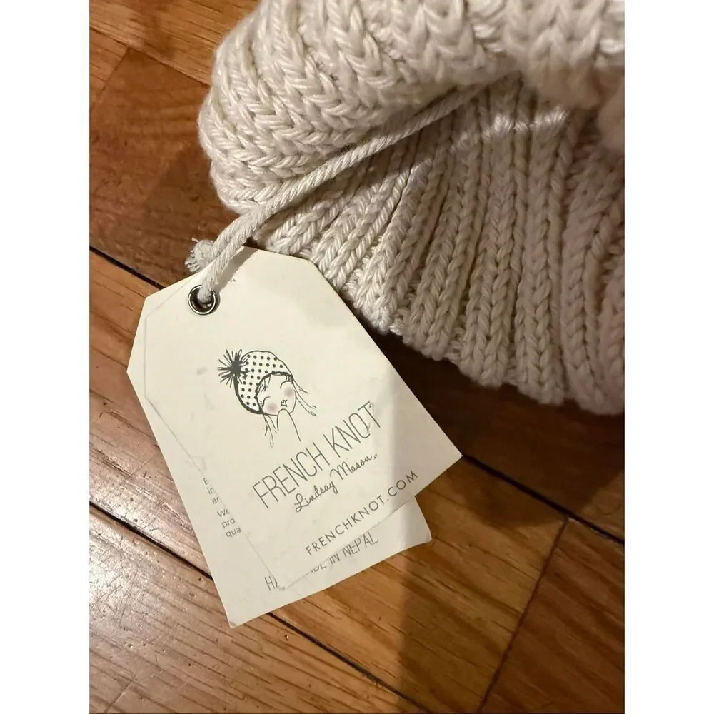 New Free People x French Knot Cable Knit Dog Sweater Size L